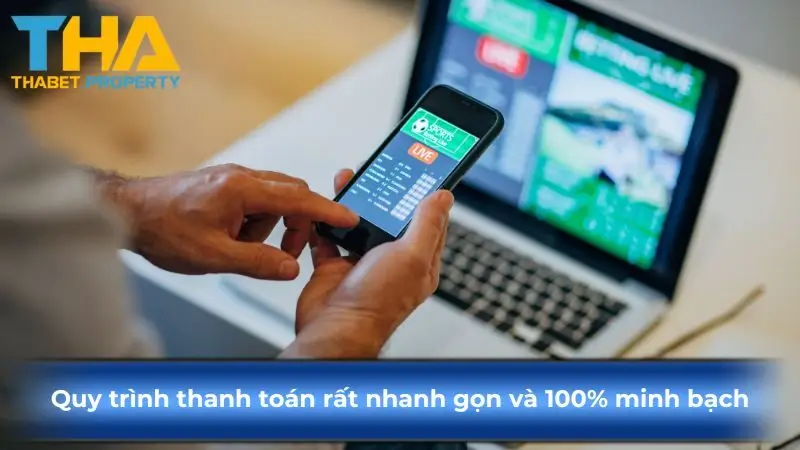 Quy trình ku88nh toán rất nhanh gọn và 100% minh bạch